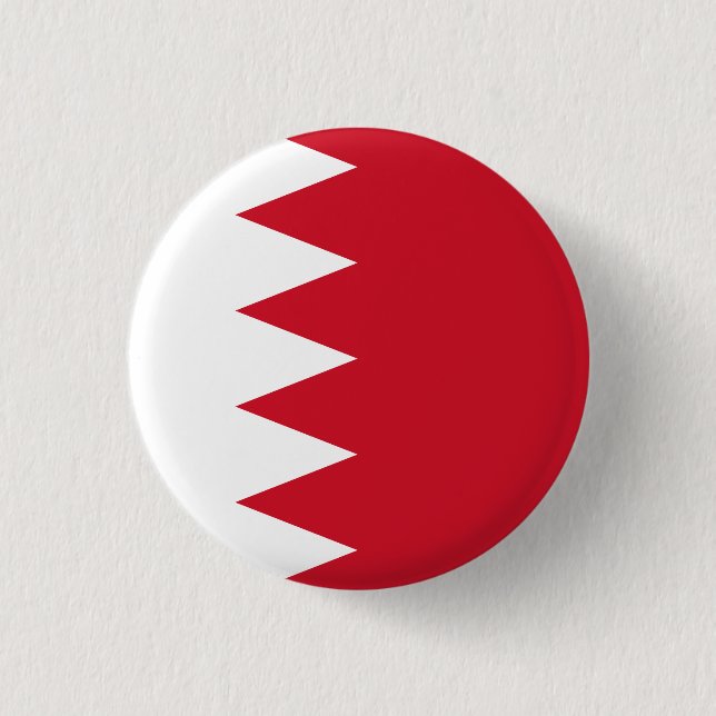 Bahrain Flagga Knapp (Framsida)