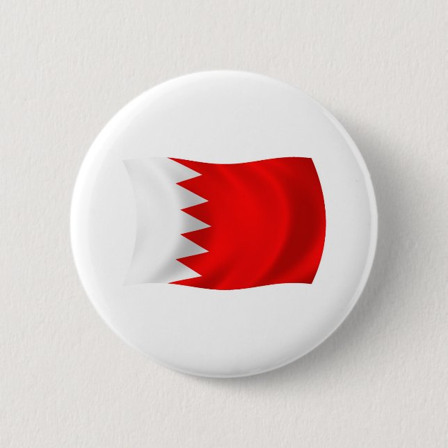 Bahrain Flagga Knapp (Framsida)