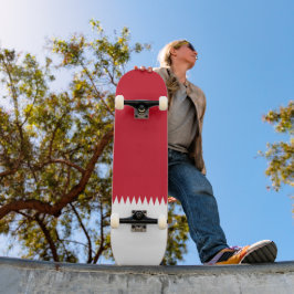 Bahrain flagga mini skateboard bräda 18,5 cm