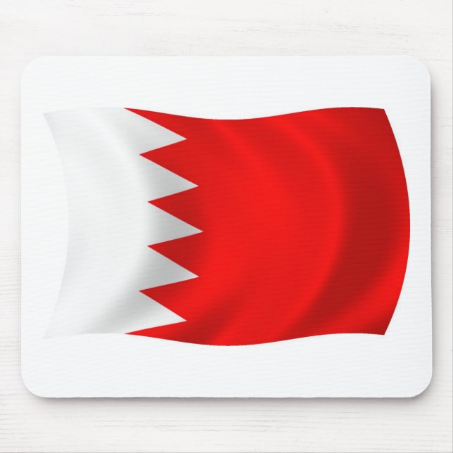 Bahrain Flagga Mousepad Musmatta (Framsidan)