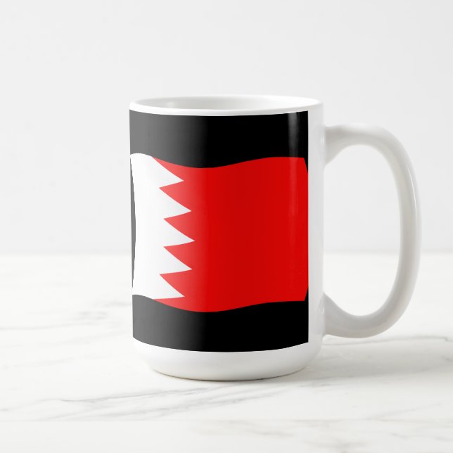 Bahrain Flagga Mugg (Höger)