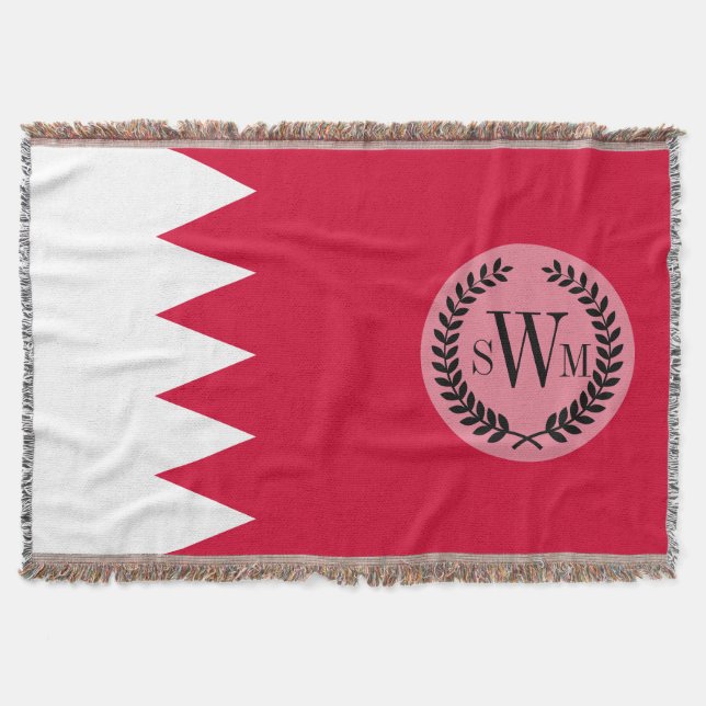 Bahrain flagga mysfilt (Framsidan)