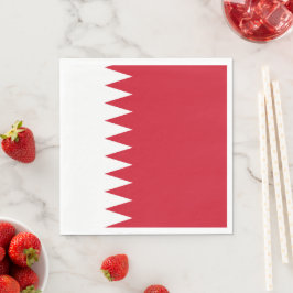 Bahrain flagga pappersservett