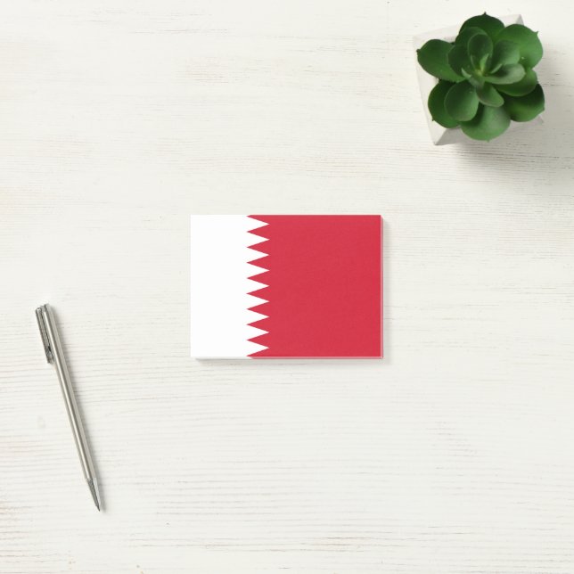 Bahrain flagga post-it block (Kontor)