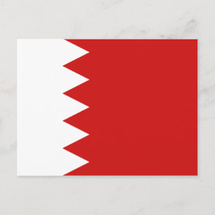 Bahrain Flagga Postcard Vykort