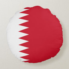 Bahrain flagga rund kudde