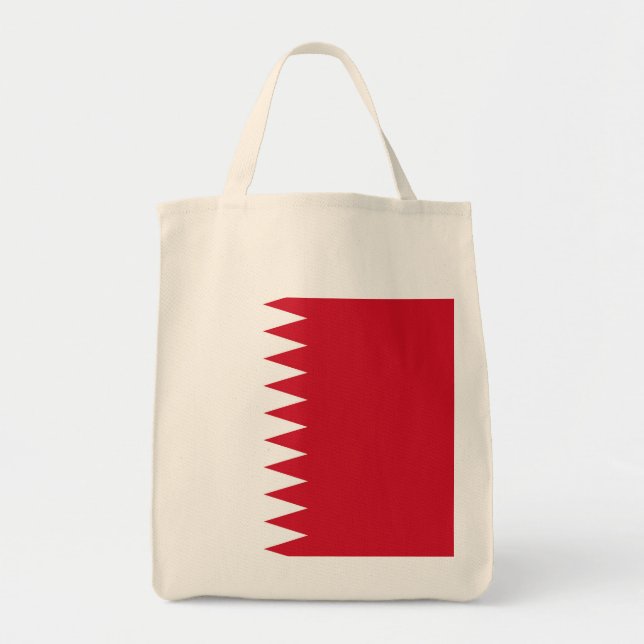 Bahrain flagga tygkasse (Framsidan)