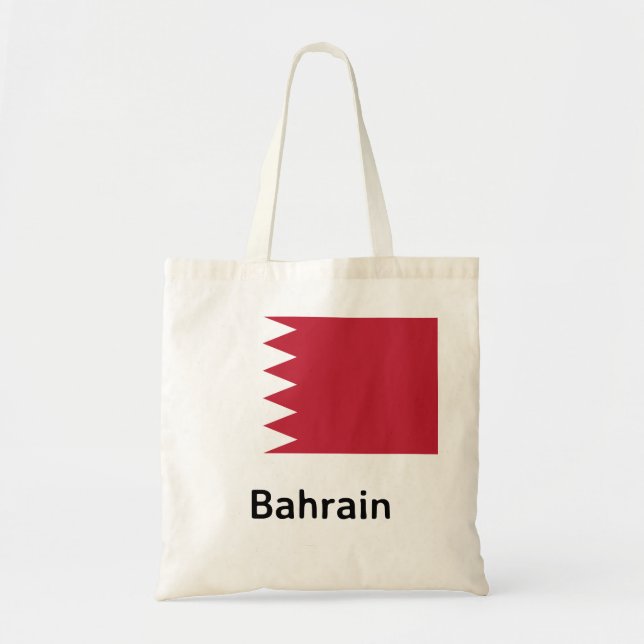 Bahrain Flagga Tygkasse (Framsidan)