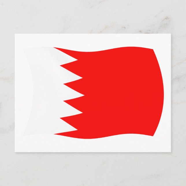Bahrain Flagga vykort (Framsida)