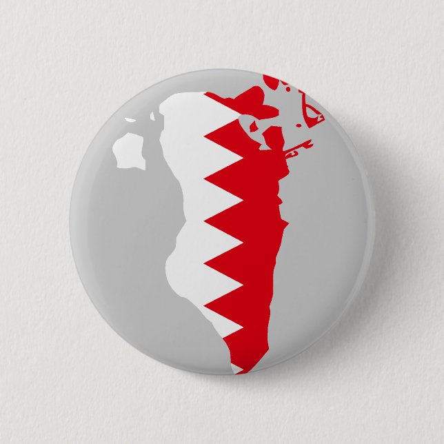 Bahrain flaggakarta knapp (Framsida)