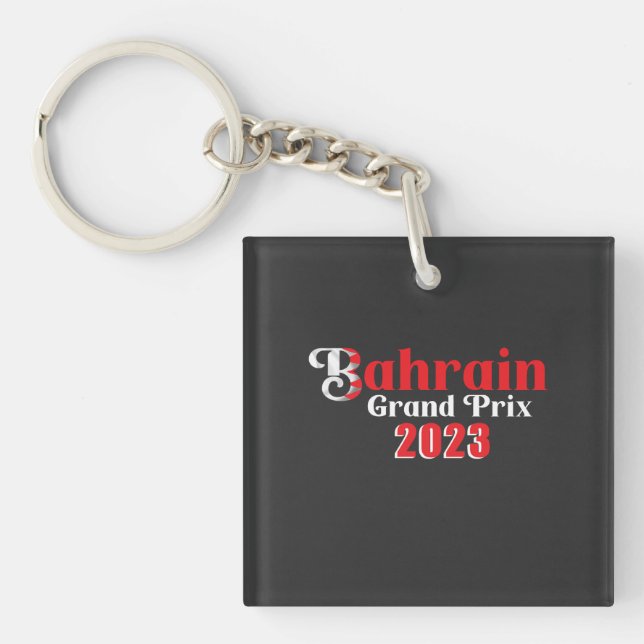 Bahrain Grand Prix Acrylic Keychain (Framsidan)