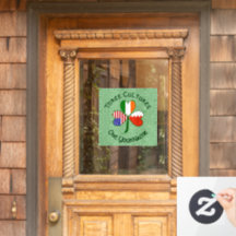 Bahrain Ireland USA Shamrock Flagga Personlig