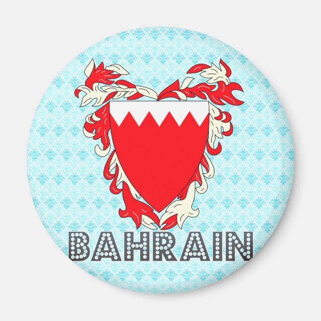 Bahrain Jackar om Arm Magnet (Framsidan)