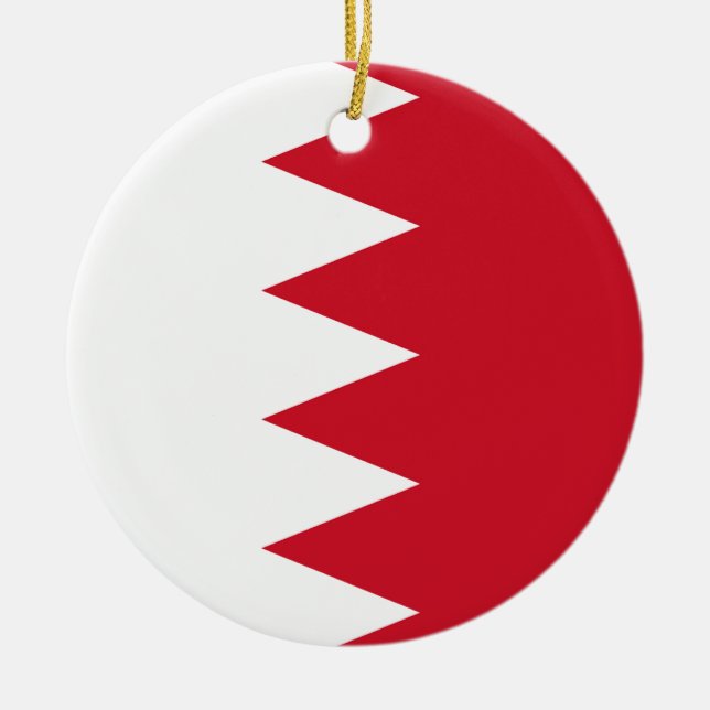 Bahrain Julgransprydnad Keramik (Framsidan)