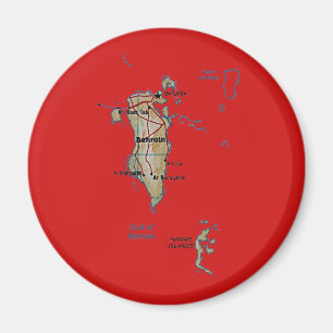 Bahrain kartamagnet magnet