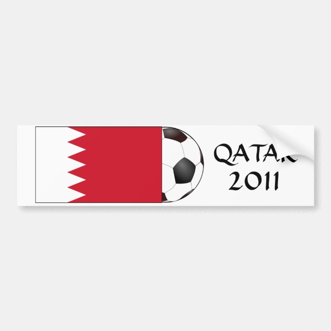 Bahrain ’QATAR 2011’ Bildekal (Framsidan)