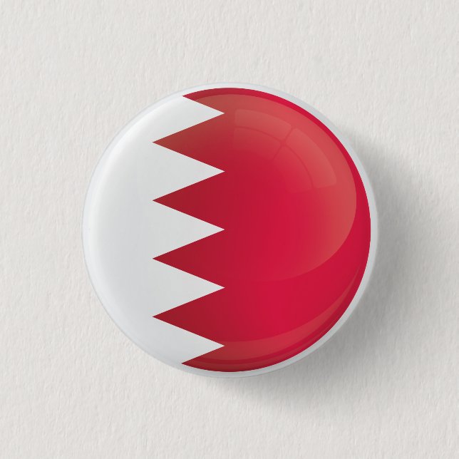 Bahrain Round Icon Flagga Knapp (Framsida)