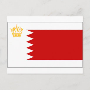 Bahrain Royal Standard Flagga Vykort