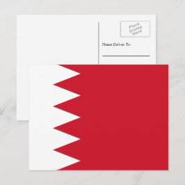Bahrainflagga, Flagga av Bahrain Vykort