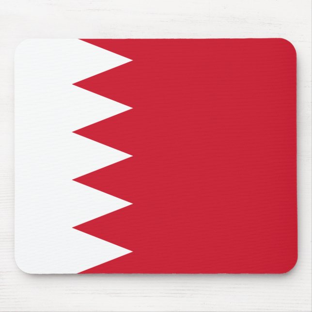 Bahraini flagga Mousepad Musmatta (Framsidan)