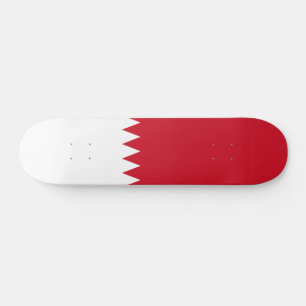 Bahrains patriotiska flagga mini skateboard bräda 18,5 cm