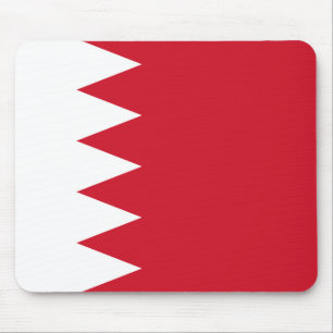 Bahrainsk flagga Mousepad Musmatta