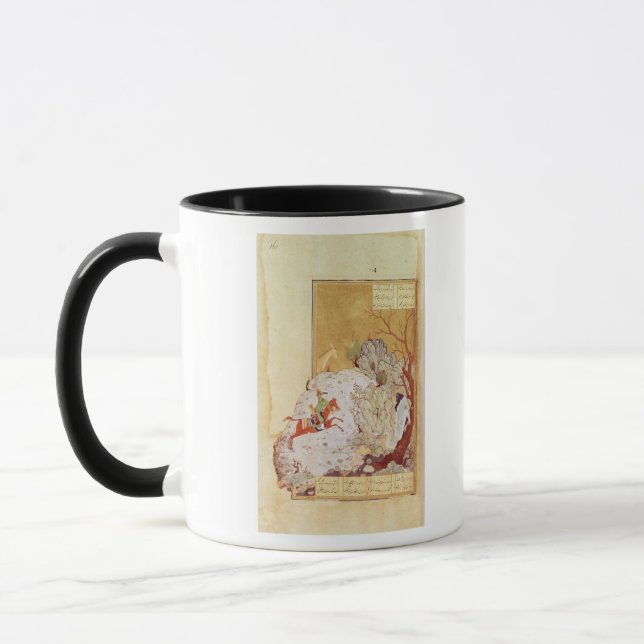 Bahrum Gur som dräpar draken Mugg (Vänster)