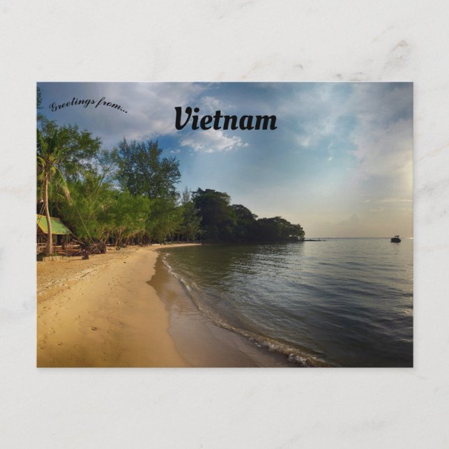 Bai Dai Beach Phu Quoc Vietnam Vykort (Framsida)