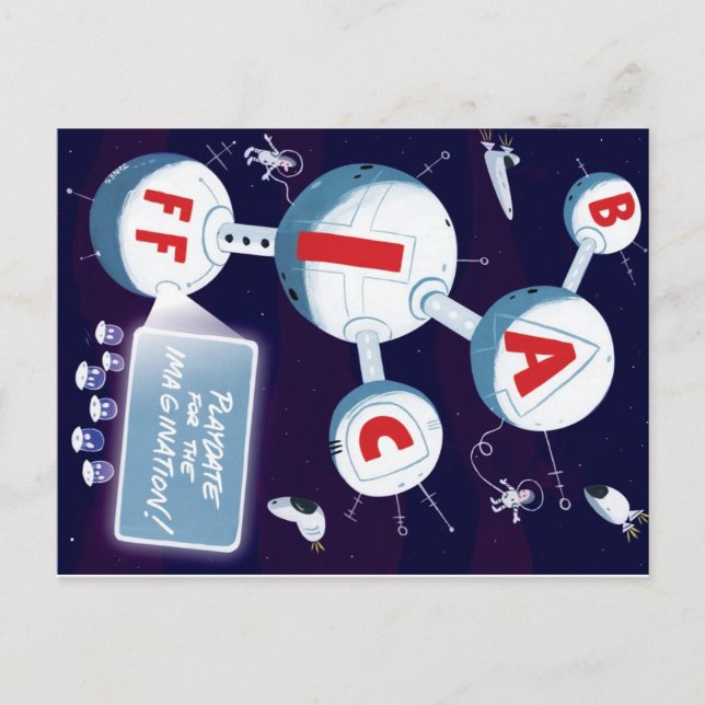 BAICFF Poster 2014 POSTCARD Vykort (Framsida)