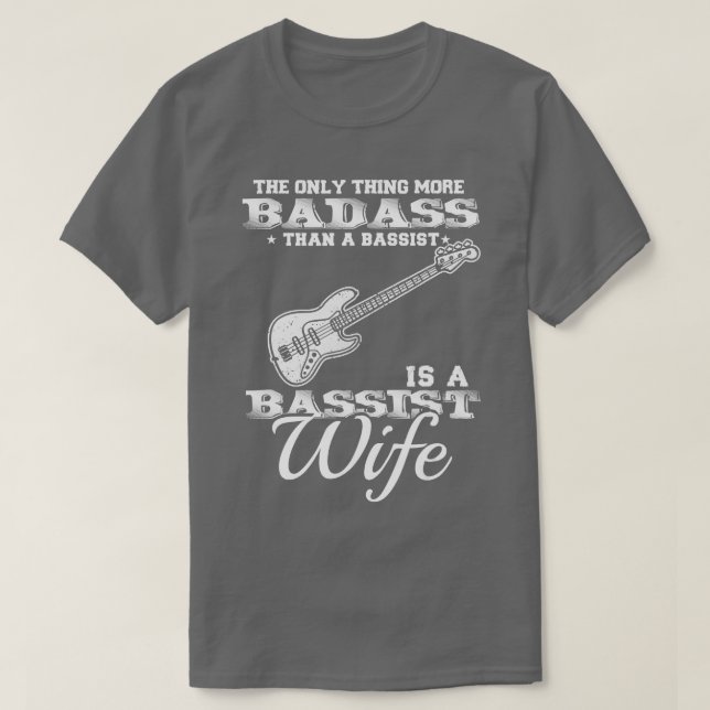 Baid Bass Player-fru T Shirt (Design framsida)