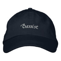 Baid Guitarist Anpassningsbar Embroized Hat