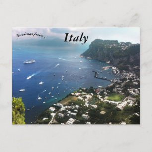 Baie de Capri Italien Vykort