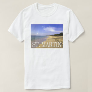 Baie Longue Long Bay Beach, St. Martin T Shirt
