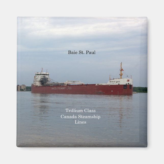 Baie St. Paul lastade magnet (Framsidan)