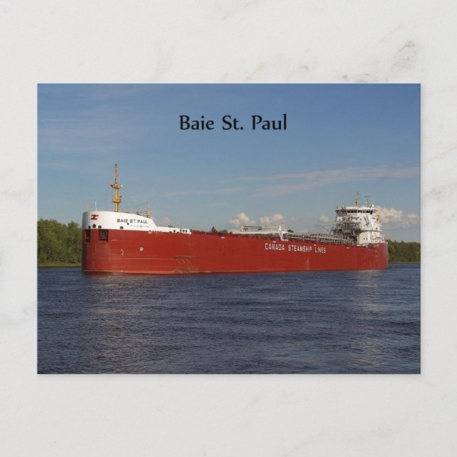 Baie St. Paul-postkort Vykort (Framsida)