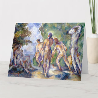 Baigneurs (Badare) av Paul Cézanne Finkonst Tack Kort
