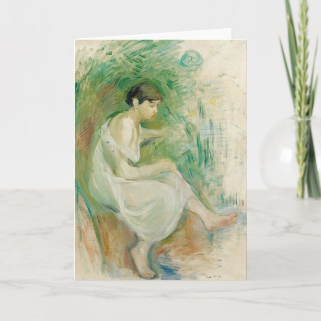 Baigneuse en Chemise | Berthe Morisot Kort (Framsida)