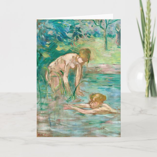 Baigneuses | Berthe Morisot Kort (Framsida)
