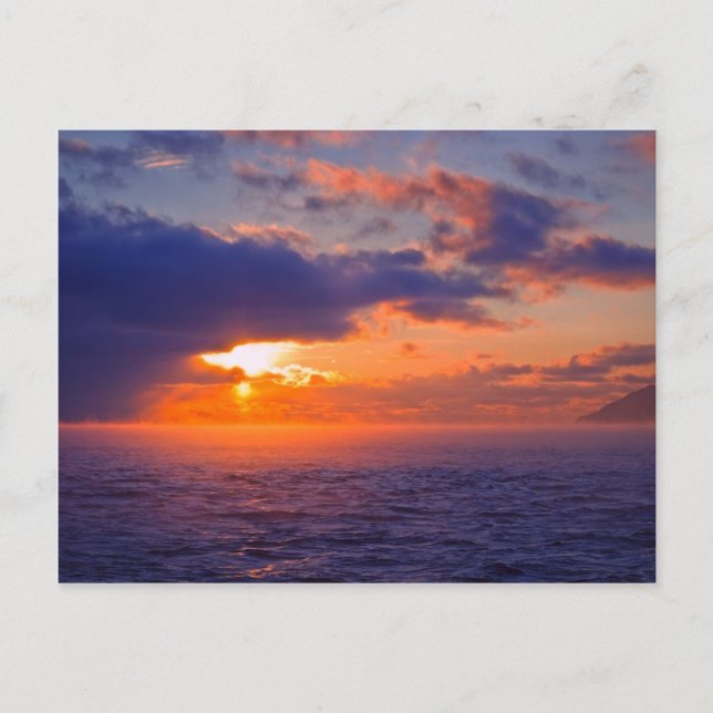 Baikal Ännu Sunset Vykort (Framsida)