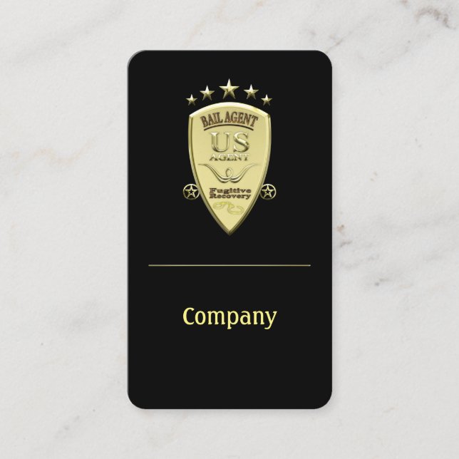 Bail Agent Visitkort (Framsida)