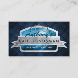 Bail Bondsman Slogans Affärskort Visitkort