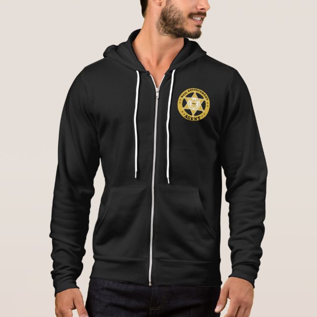 BAIL ENFORCEMENT AGENT Ull Zip Joggare Tee (Framsida)