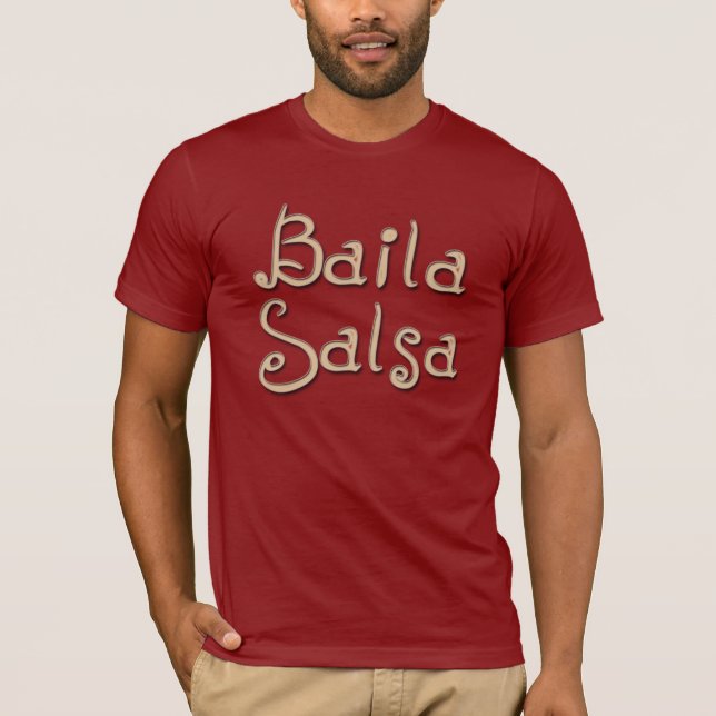 Baila salsa tee (Framsida)