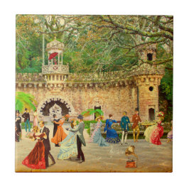 Bailando vals en la Quinta da Regaleira (Portugal Kakelplatta
