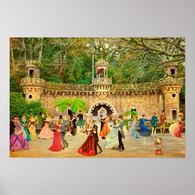 Bailando vals en la Quinta da Regaleira (Portugal) Poster (Framsidan)
