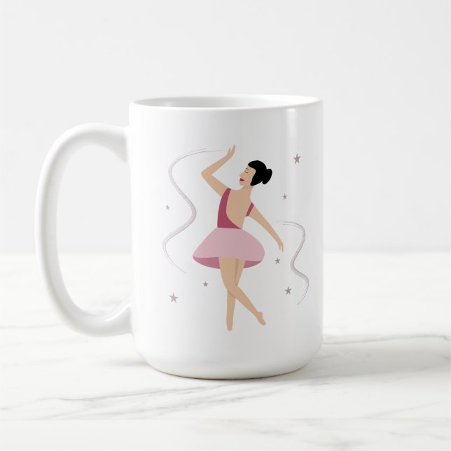 Bailarina de ballet kaffemugg (Vänster)