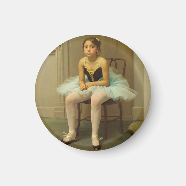 Bailarina descansando despues de la clase de baile magnet (Framsidan)