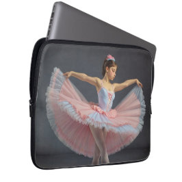 Bailarina desplegando su tutu laptop fodral