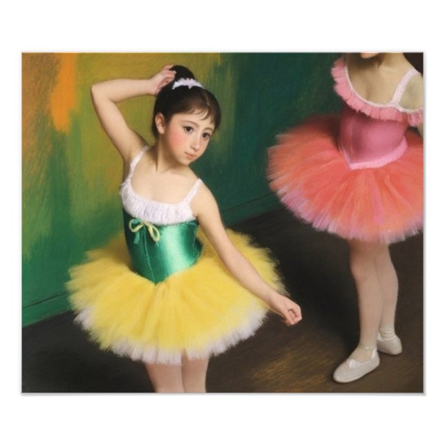Bailarinas con preciosos colores vivos fototryck (Framsidan)
