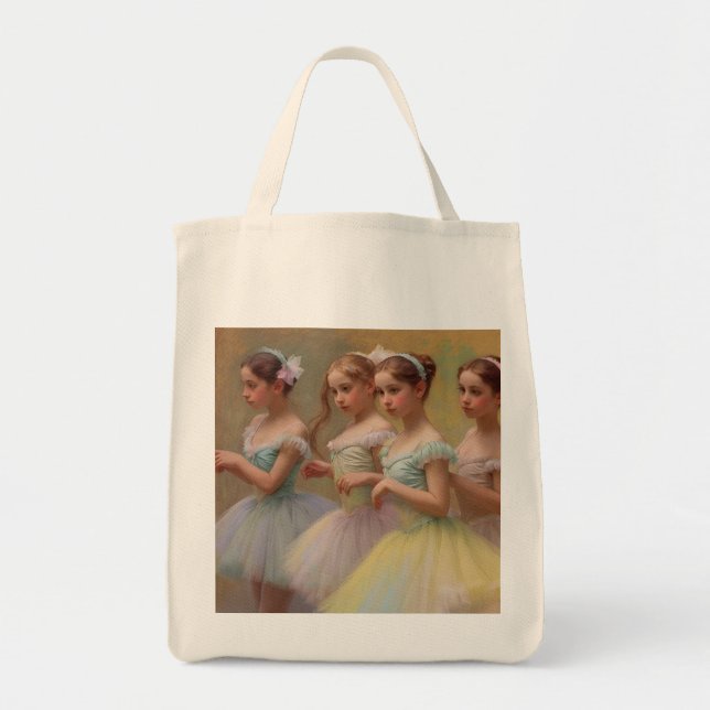 Bailarinas en el estilo de Degas en tonos suaves Tygkasse (Framsidan)